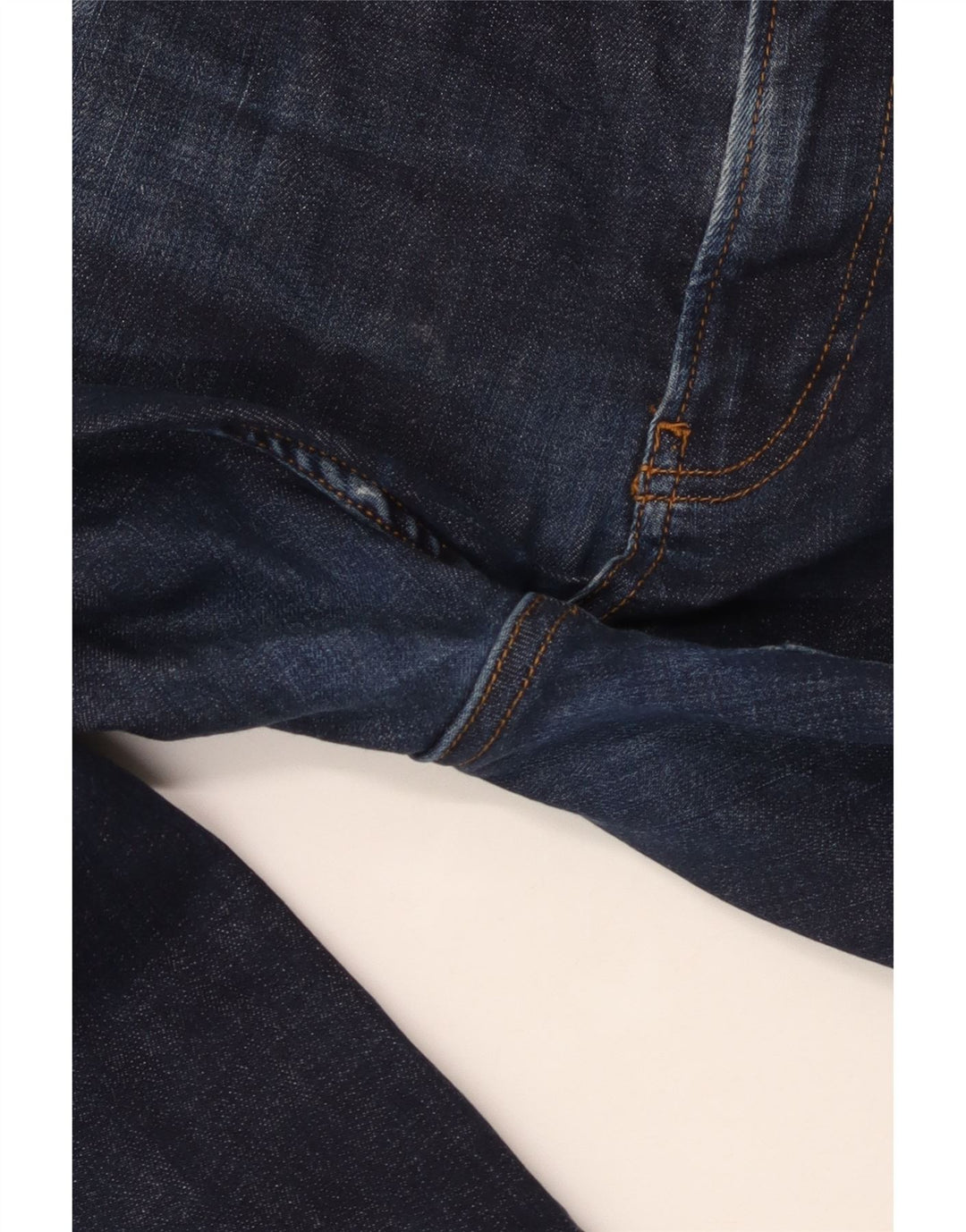 TOMMY HILFIGER Lige jeans til kvinder W36 L32 Marineblå bomuld