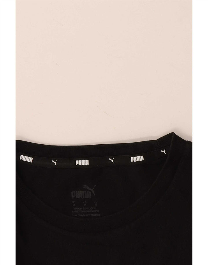 Puma Herre Grafisk T-Shirt Top Medium Sort