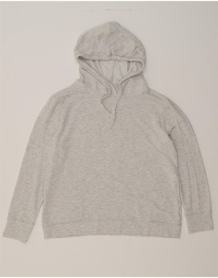 FAT FACE Womens Hoodie Jumper UK 12 Medium Grey Flecked Viscose Vintage Fat Face and Second-Hand Fat Face from Messina Hembry 