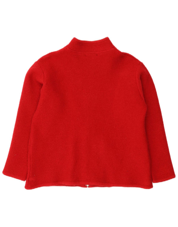 Hepburn Dame Cardigan Sweater UK 18 XL Rød Uld
