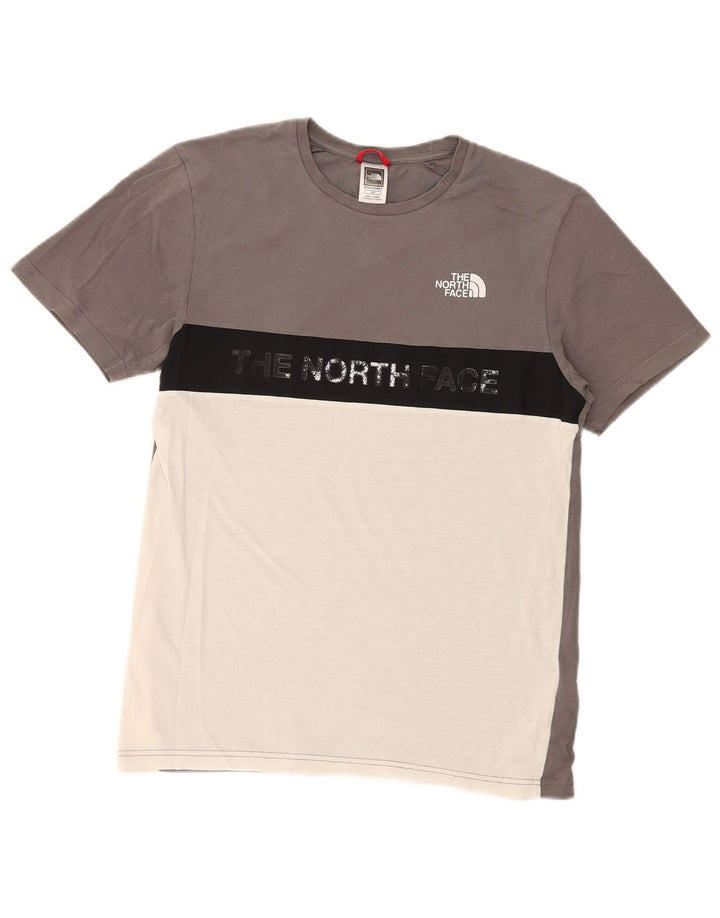 The North Face Herre Regular Graphic T-Shirt Top Lille Grå Colourblock