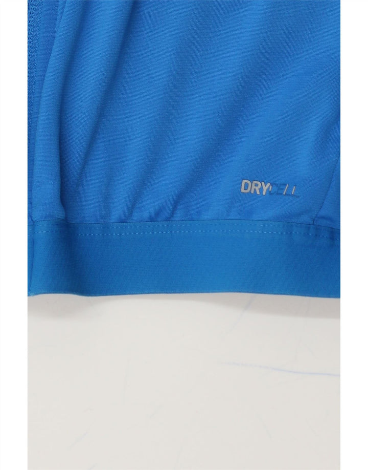 PUMA Boys Dri Fit Tracksuit Top Jacket 13-14 Years Blue Vintage Puma and Second-Hand Puma from Messina Hembry 