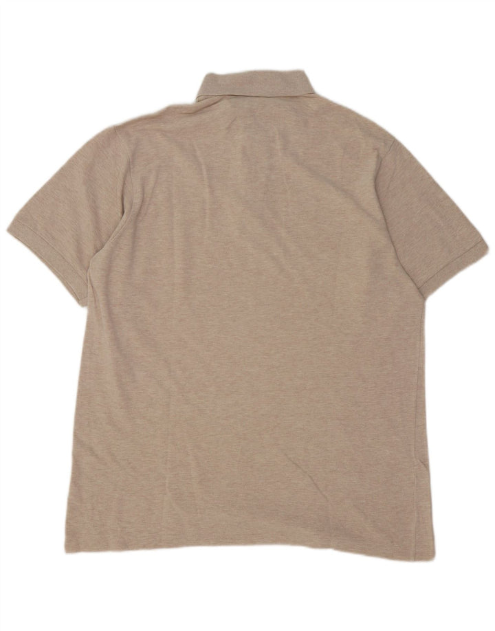 Lacoste herre poloskjorte str. 6 XL Beige bomuld