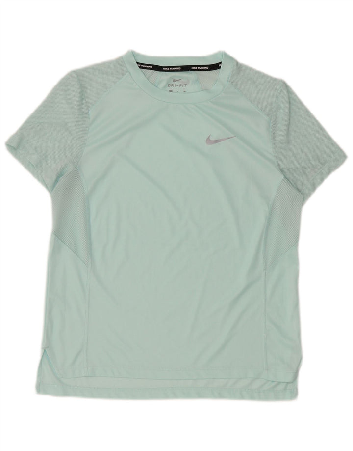 Nike Herre Dri Fit T-Shirt Top Lille Grøn