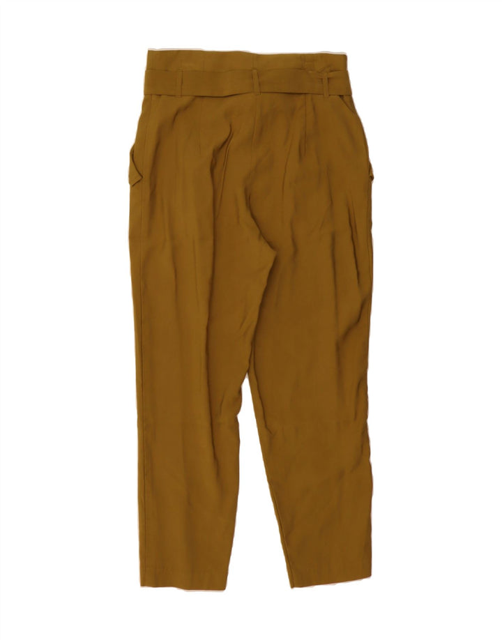 OVS Womens Pegged Casual Trousers IT 44 Medium W30 L26 Brown Viscose Vintage OVS and Second-Hand OVS from Messina Hembry 