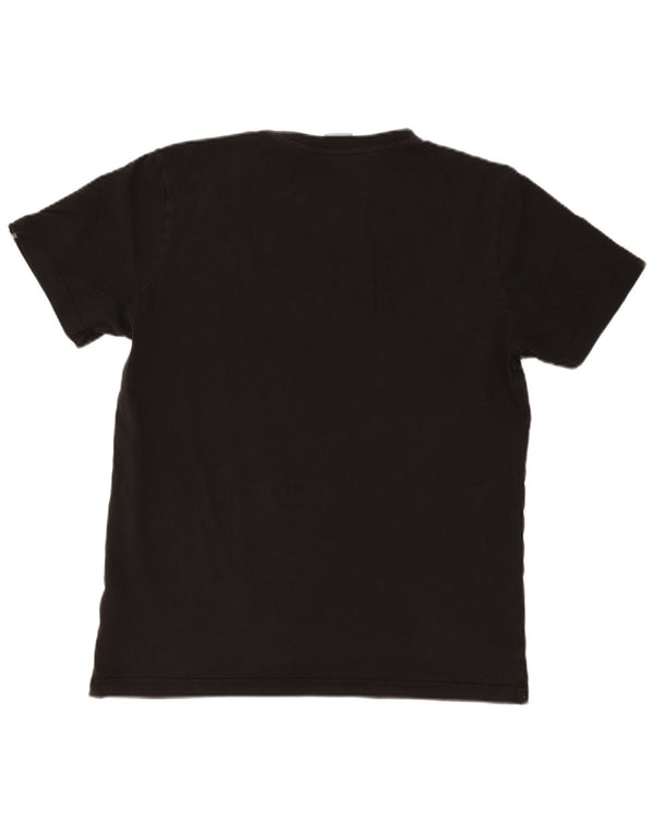 Puma Herre Grafisk T-Shirt Top Stor Sort Bomuld