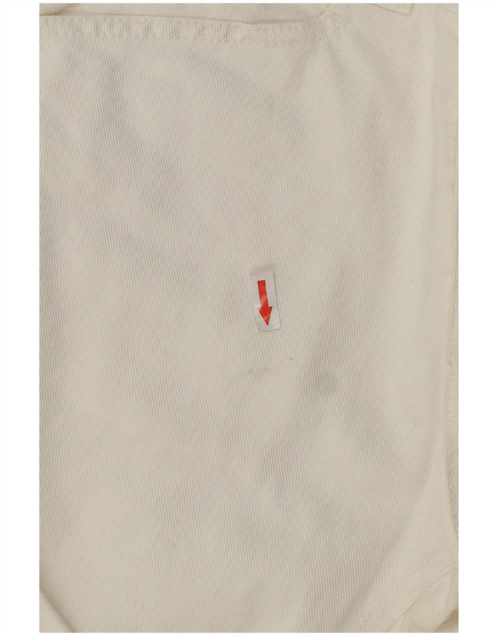 Dondup Herre Stan Dart Straight Jeans W33 L32 Hvid Bomuld