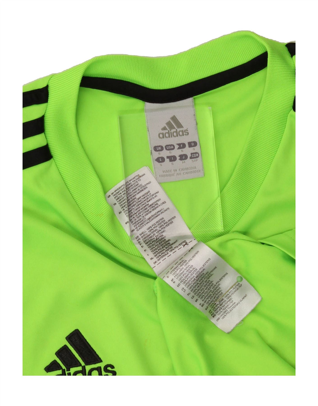ADIDAS Mens Climalite T-Shirt Top Small Green Polyester Vintage Adidas and Second-Hand Adidas from Messina Hembry 