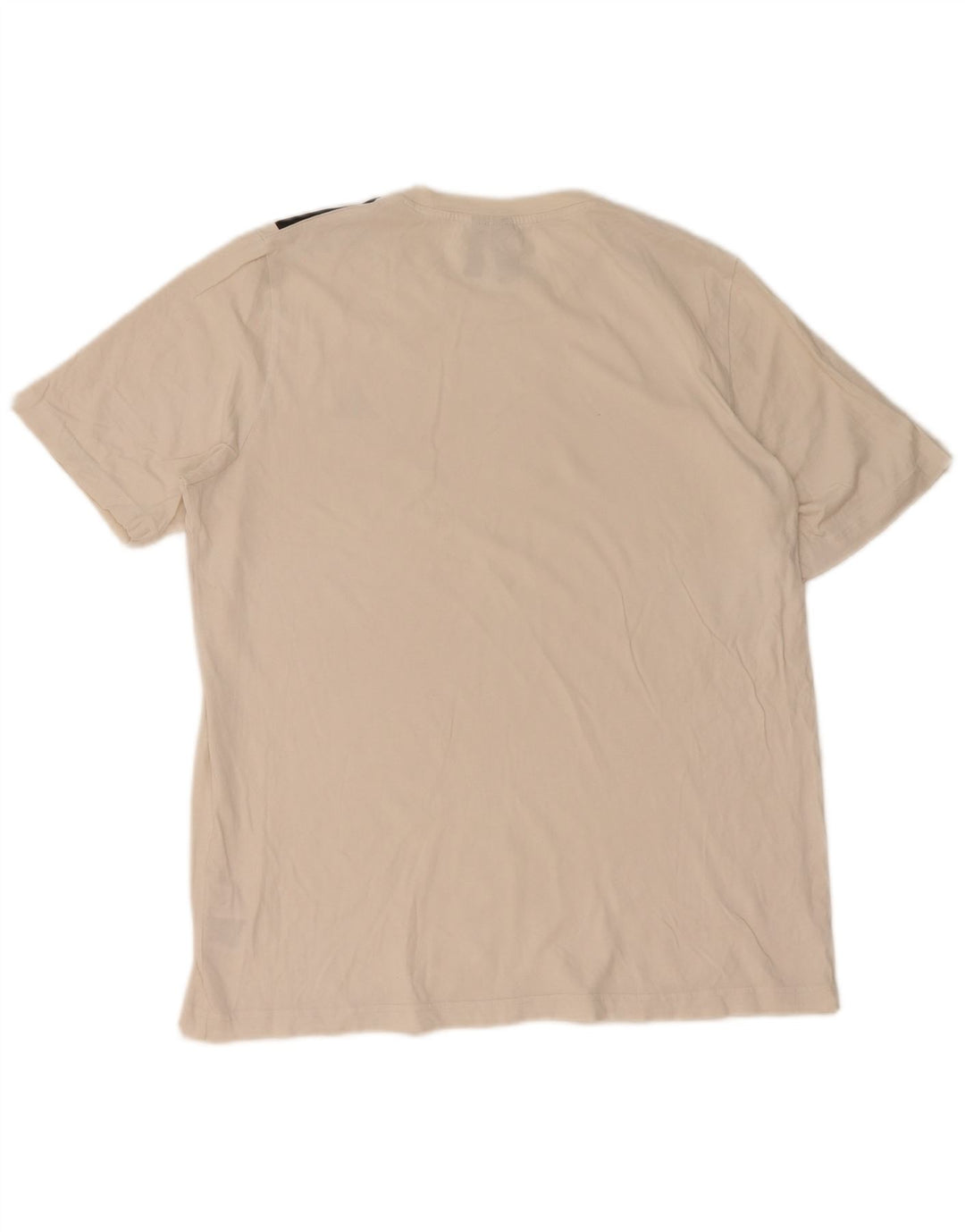 Adidas Herre T-Shirt Top Medium Hvid Bomuld