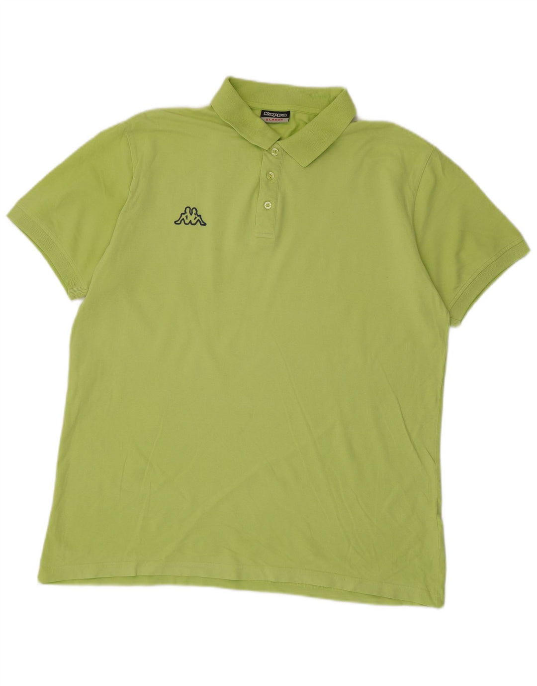 Kappa herre poloshirt XL Grøn bomuld