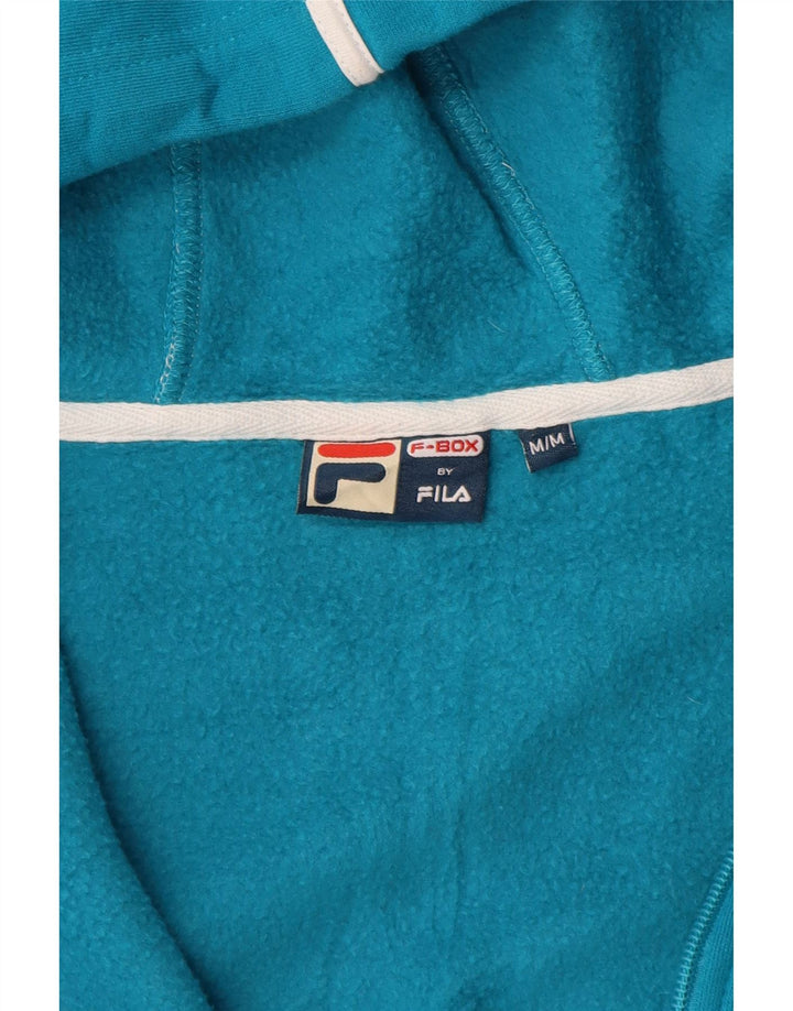 Fila hættetrøje med lynlås til kvinder UK 14 Medium Blue