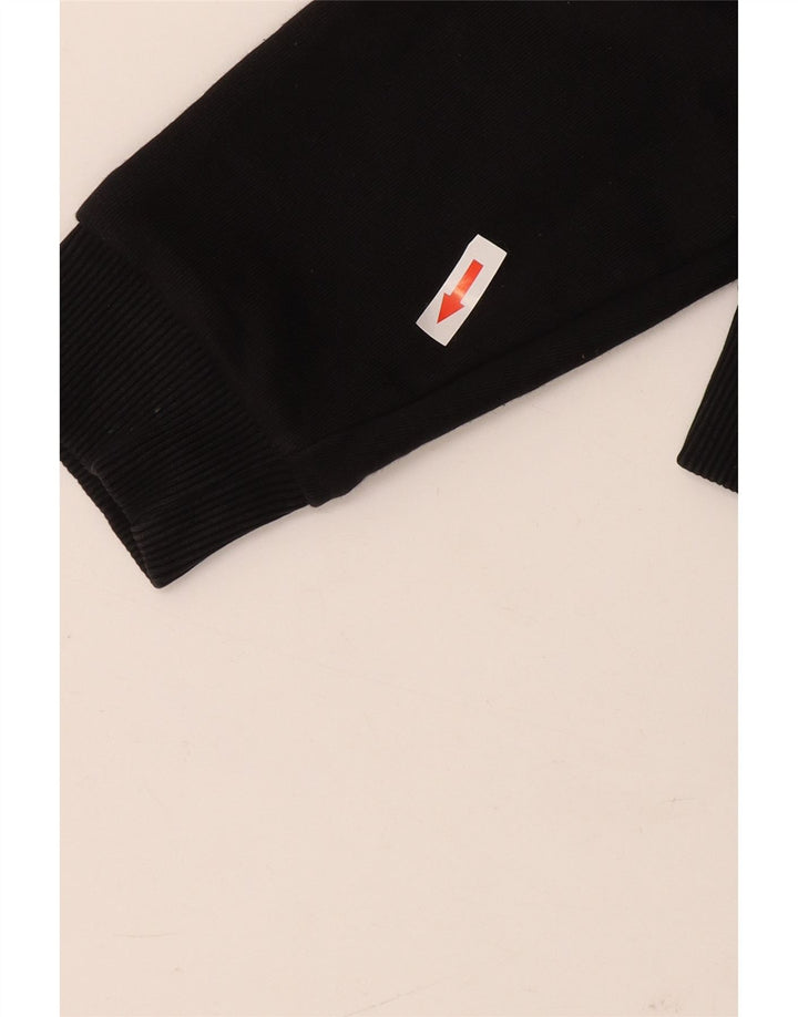 Fila Dame Sweatshirt Jumper UK 10 Small Black Bomuld