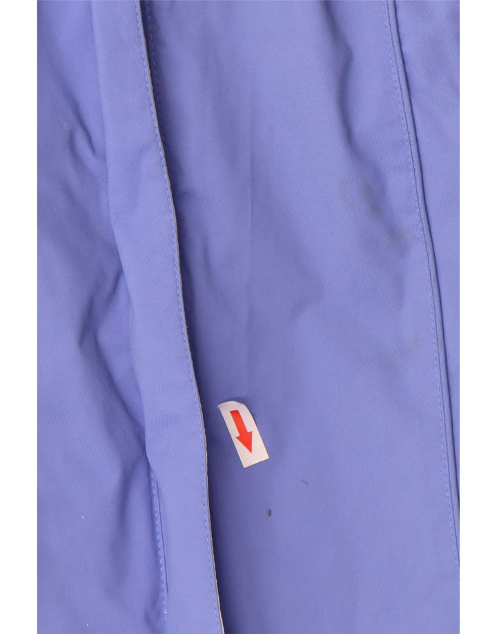 Columbia Womens Interchange Windbreaker Jacket UK 10 Small Blue Colourblock