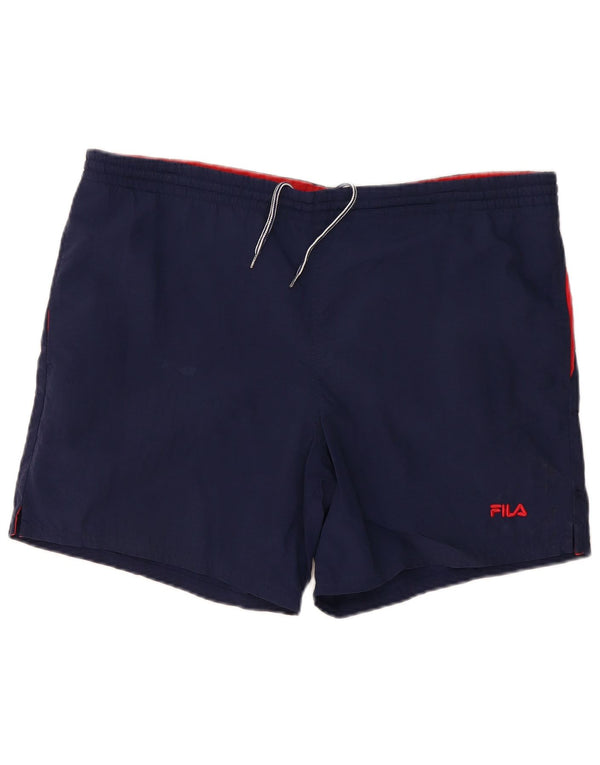 Fila Herre Sportshorts Large Navy Blue