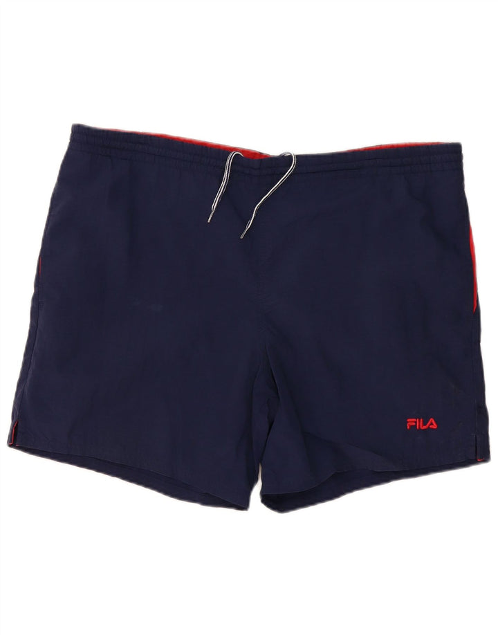 Fila Herre Sportshorts Large Navy Blue