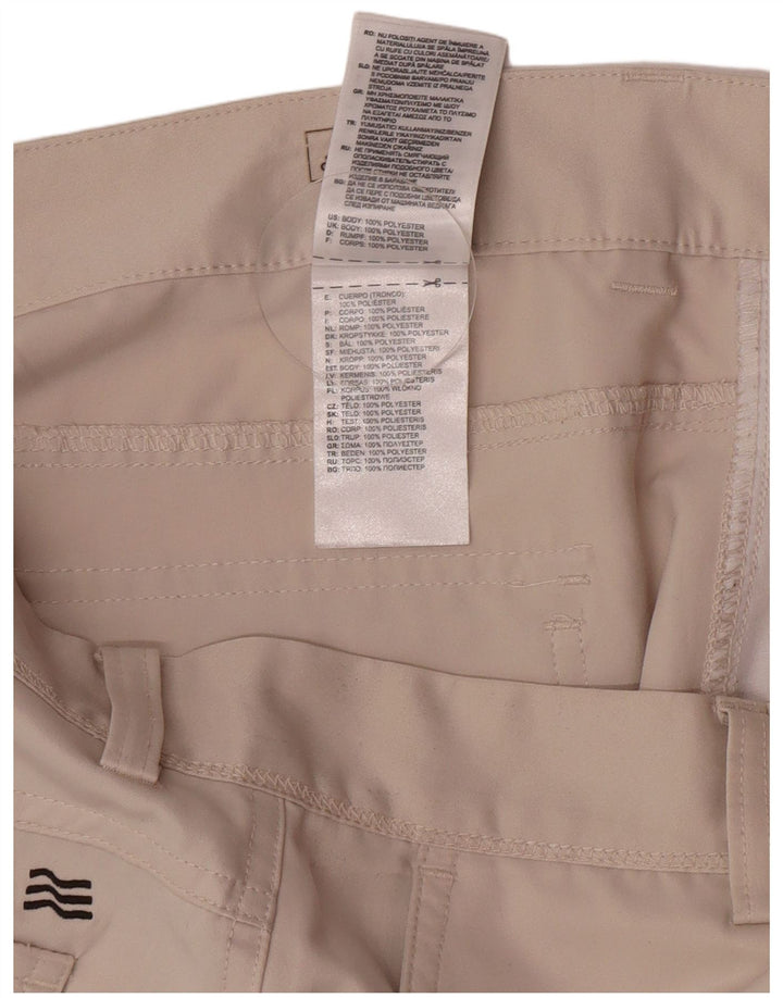 Adidas Straight Chino Bukser til mænd W32 L30 Beige Polyester