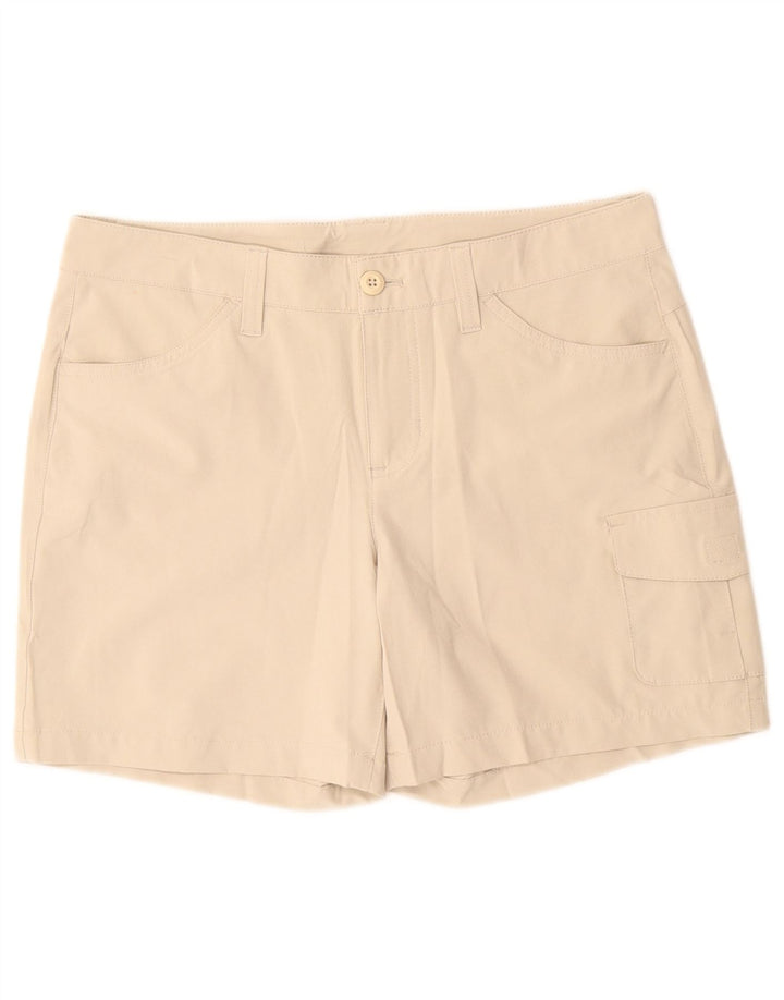 Eddie Bauer Cargo Shorts til kvinder US 8 Medium W30 Beige Polyester