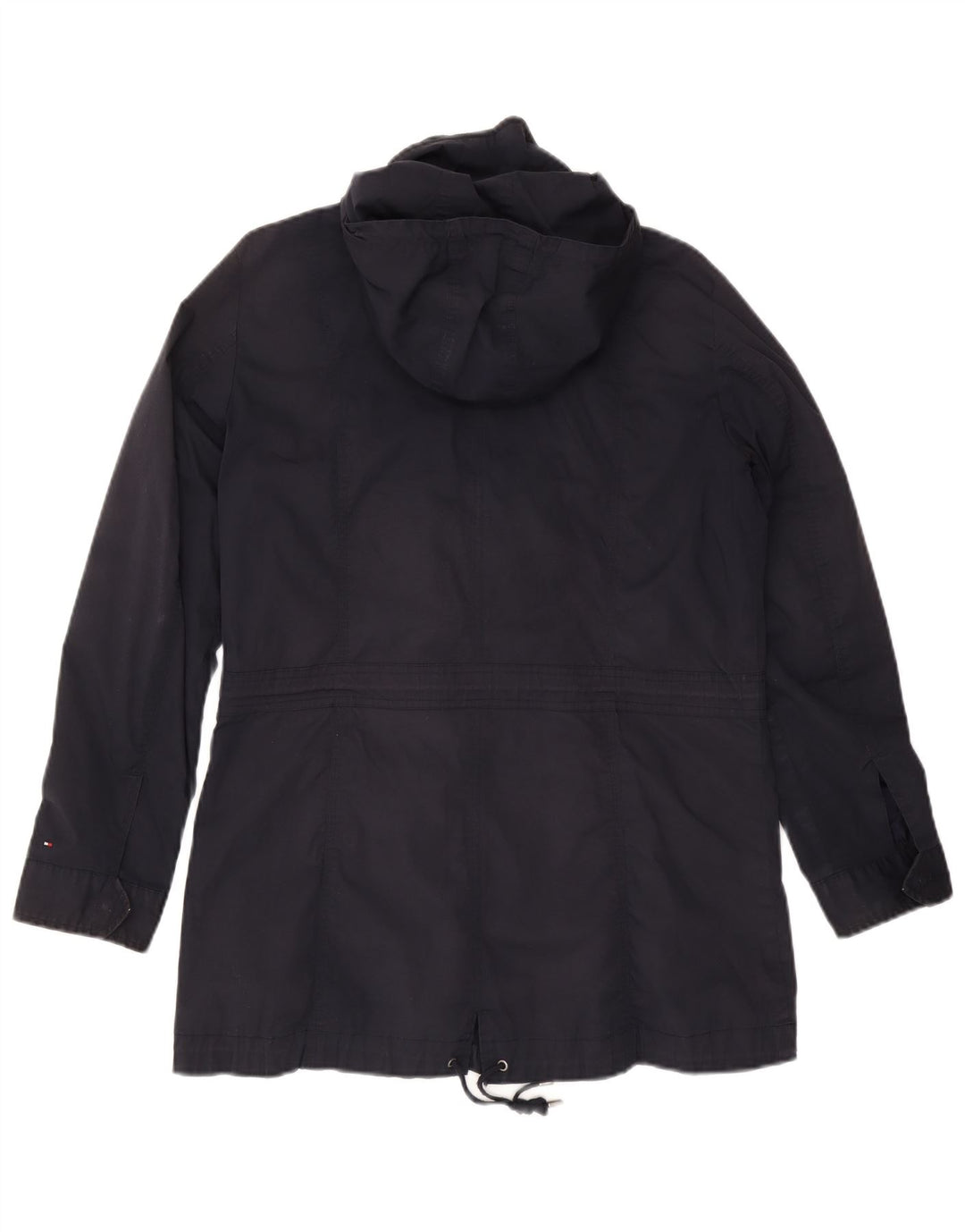 Tommy Hilfiger Dame Hooded Utility Jacket UK 16 Large Navy Blue
