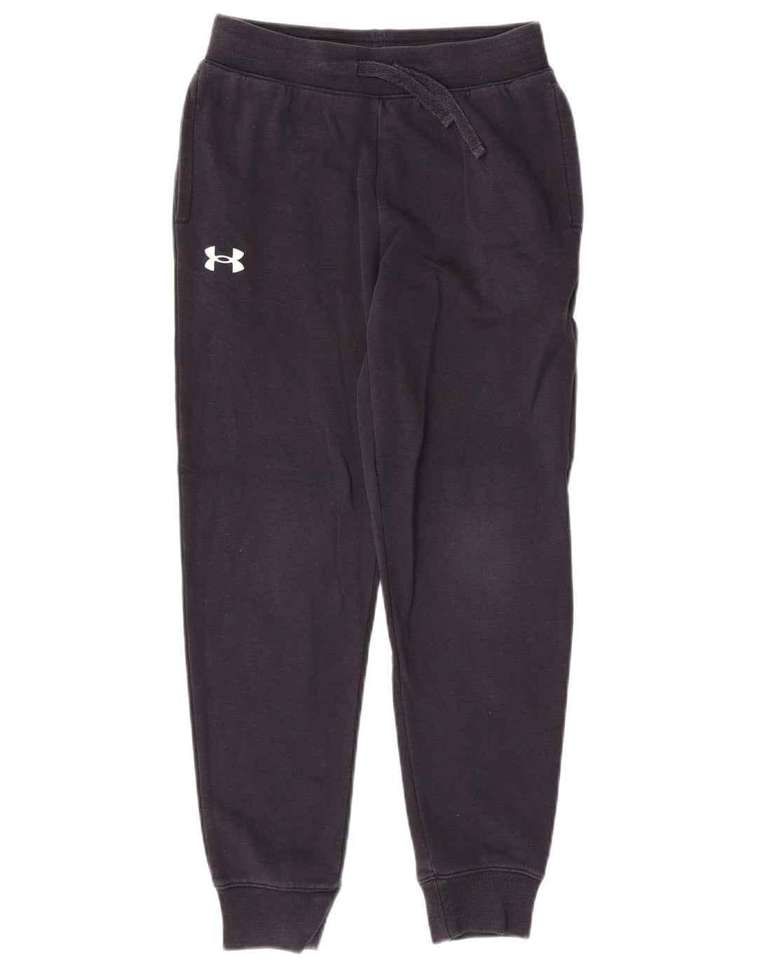 UNDER ARMOUR Boys Tracksuit Trousers Joggers 9-10 Years Medium Navy Blue