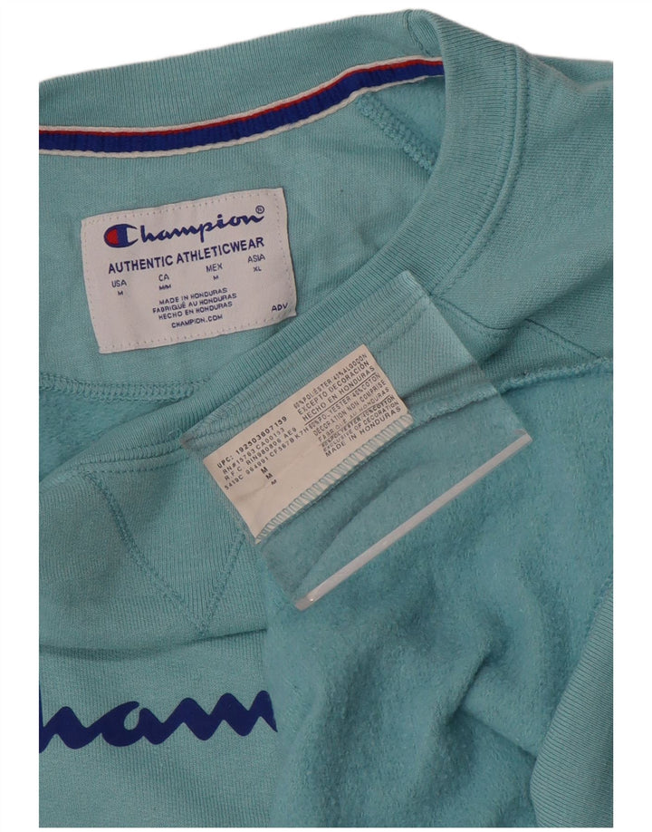 CHAMPION Grafisk sweatshirt til mænd mellemblå polyester