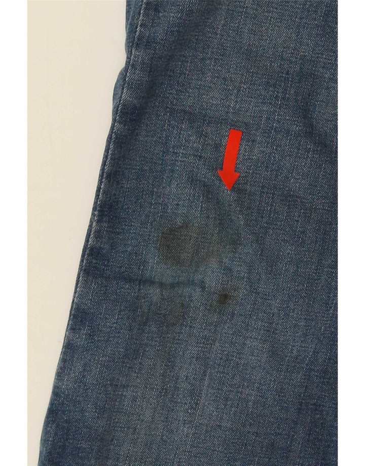 Topshop Dame Jamie Flared Jeans W28 L30 Navy Blue