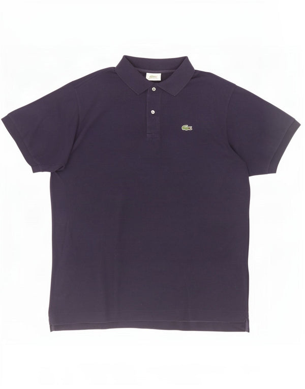 Lacoste herre poloskjorte str. 6 XL marineblå bomuld