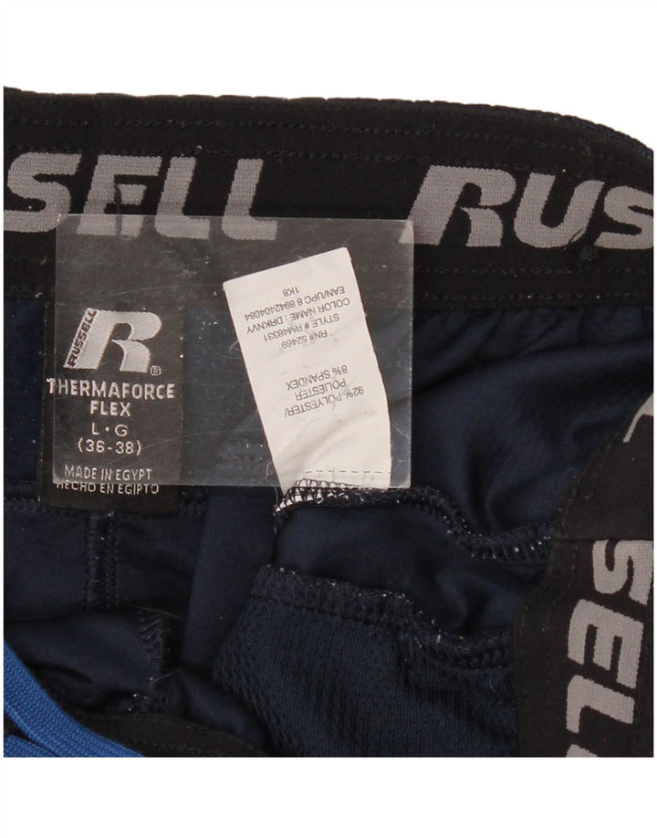 RUSSELL ATHLETIC Herre Dri-Power træningsdragt Bukser Large Navy Blue