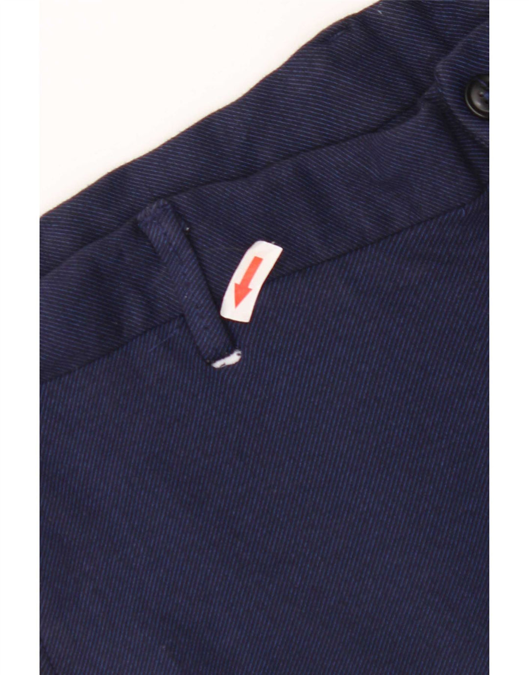 Zara Herre Chino Shorts EU 42 Large W32 Navy Blue Viscose