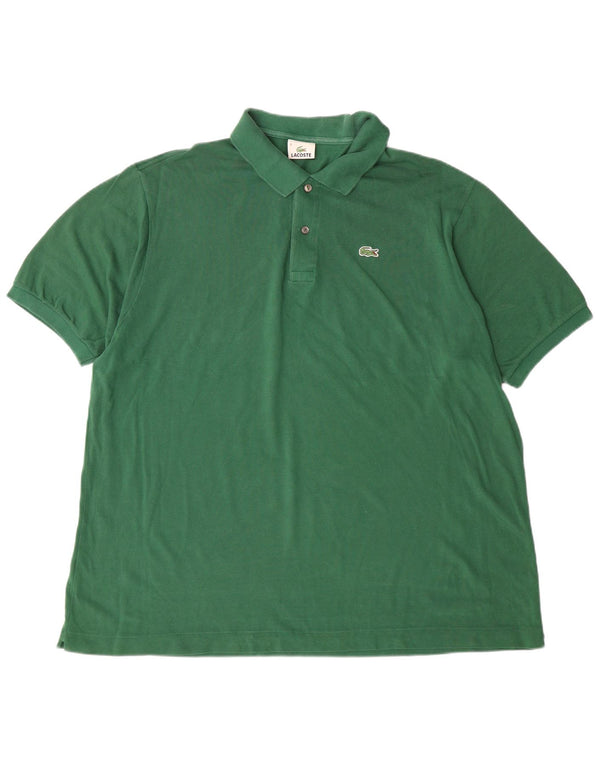 Lacoste Herre Polo Shirt Størrelse 8 3XL Grøn Bomuld