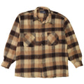 Regina Herre Flanelskjorte 2XL Beige Ternet Akryl