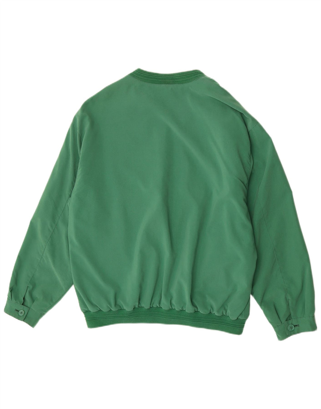 Vintage bomberjakke til mænd UK 42 XL Grøn polyester