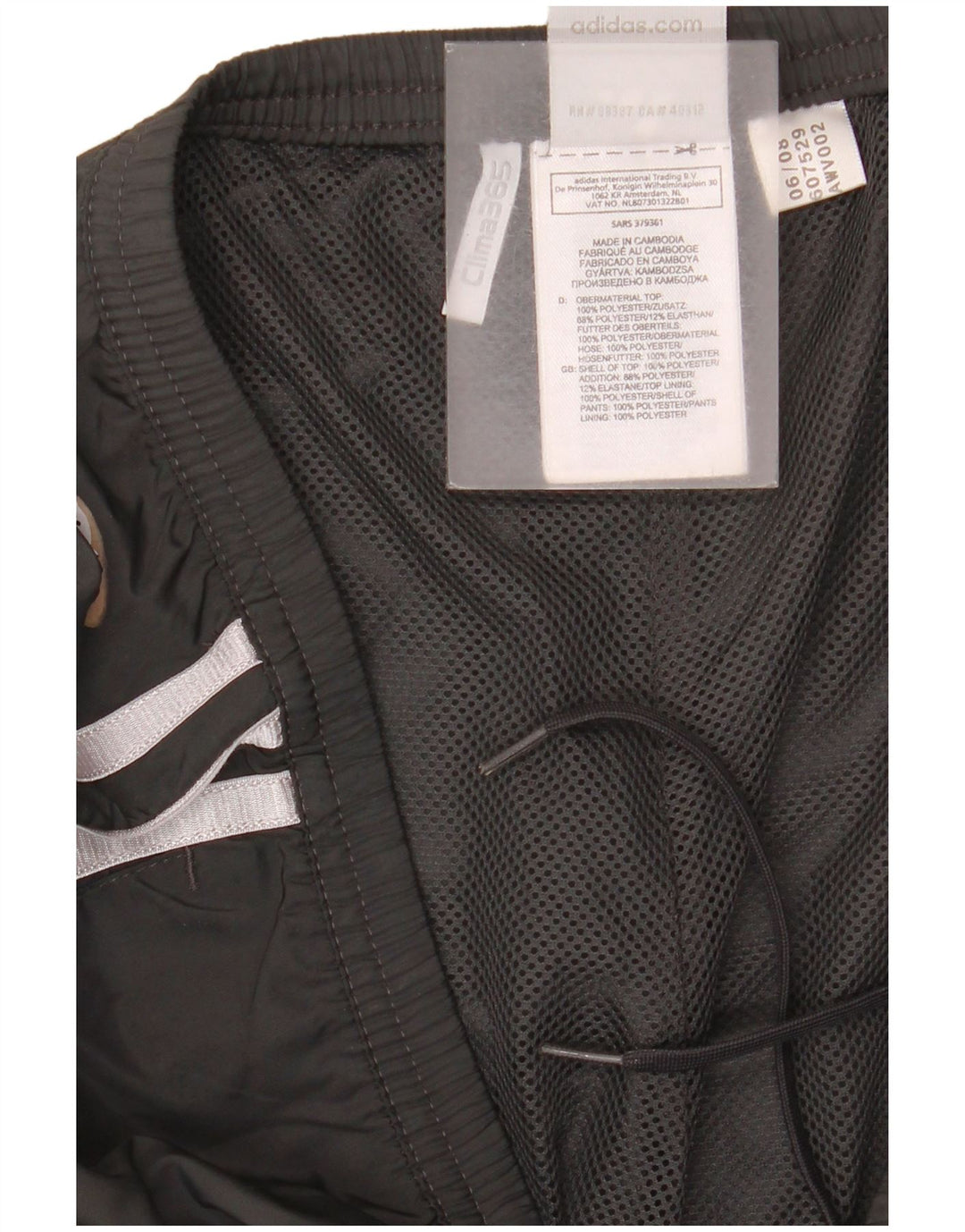 Adidas Womens Clima 365 Træningsdragt Bukser UK 10 Small Black Polyester
