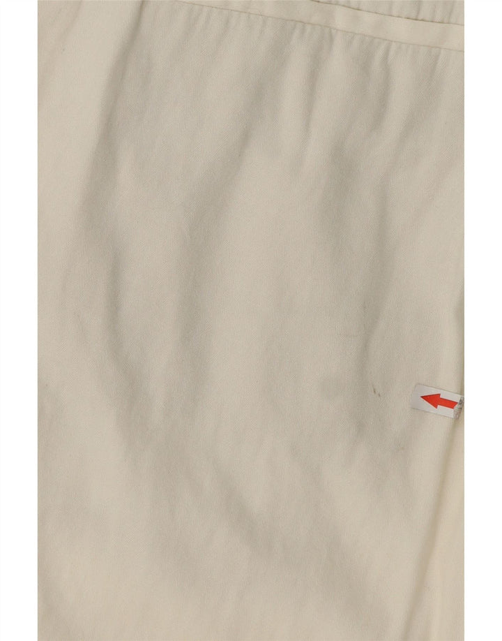 Zara Herre Chino Shorts Large W32 Hvid Bomuld