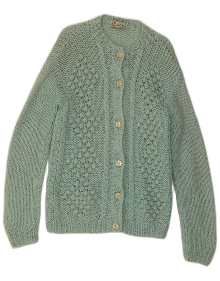 Alta Moda Dame Cardigan Sweater UK 12 Medium Green