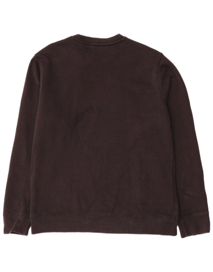 Champion Herre Sweatshirt Jumper Large Sort Bomuld