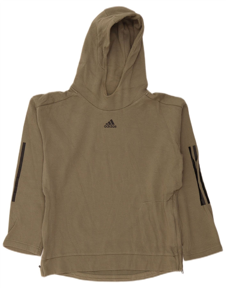 Adidas hættetrøje til mænd Small Khaki