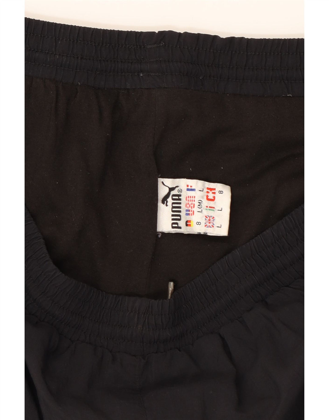 PUMA Mens Tracksuit Trousers Joggers Large  Black Polyester Vintage Puma and Second-Hand Puma from Messina Hembry 