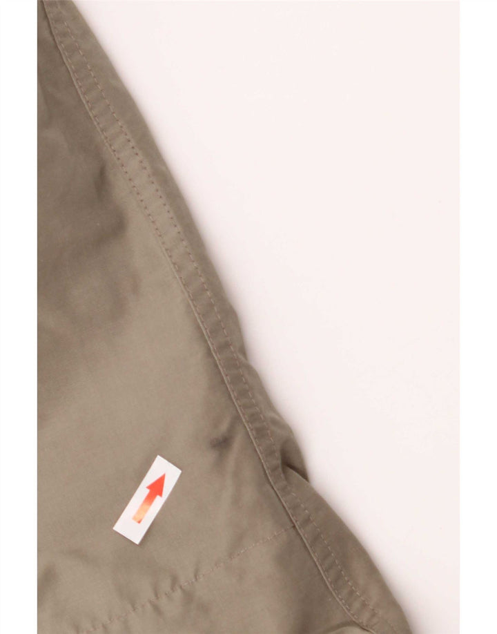 Woolrich Herre Hooded Parka Jacket UK 38 Medium Grey Bomuld