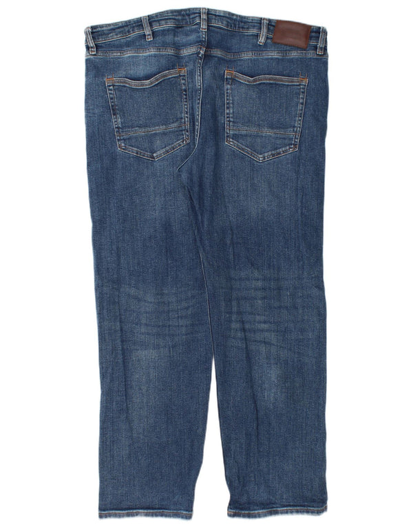 Marks & Spencer Straight Jeans til mænd W38 L29 Blå bomuld