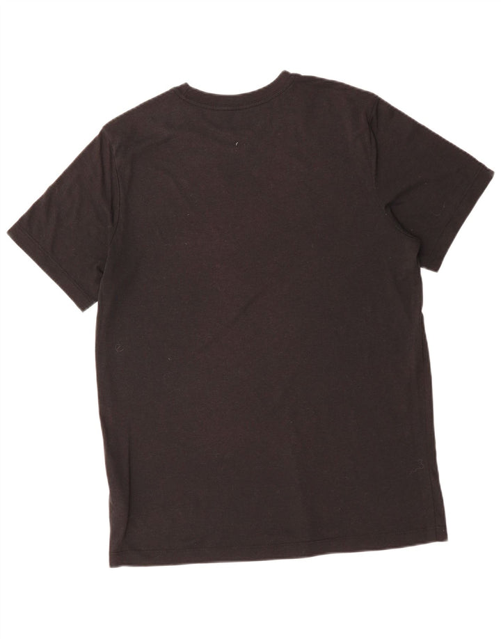 Nike Herre Dri Fit grafisk T-shirt Top Medium Sort Bomuld