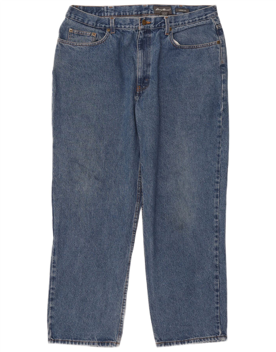 Eddie Bauer Herre løse jeans W38 L30 Blå Bomuld