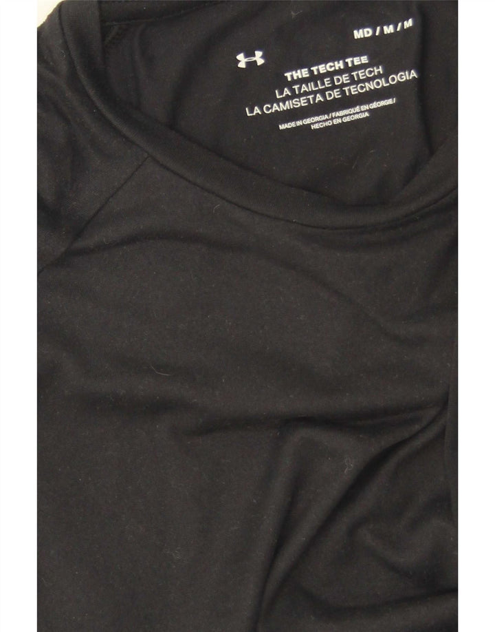 Under Armour Herre T-Shirt Top Medium Sort Polyester
