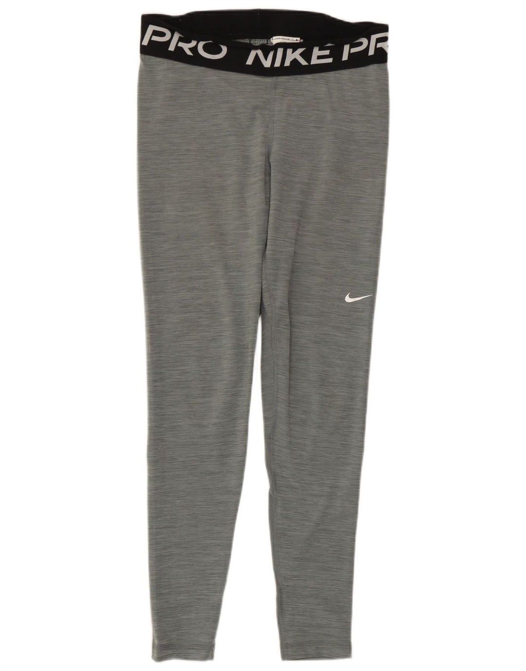 Nike Dame Dri Fit Grafiske Leggings UK 12 Medium Grey Colourblock