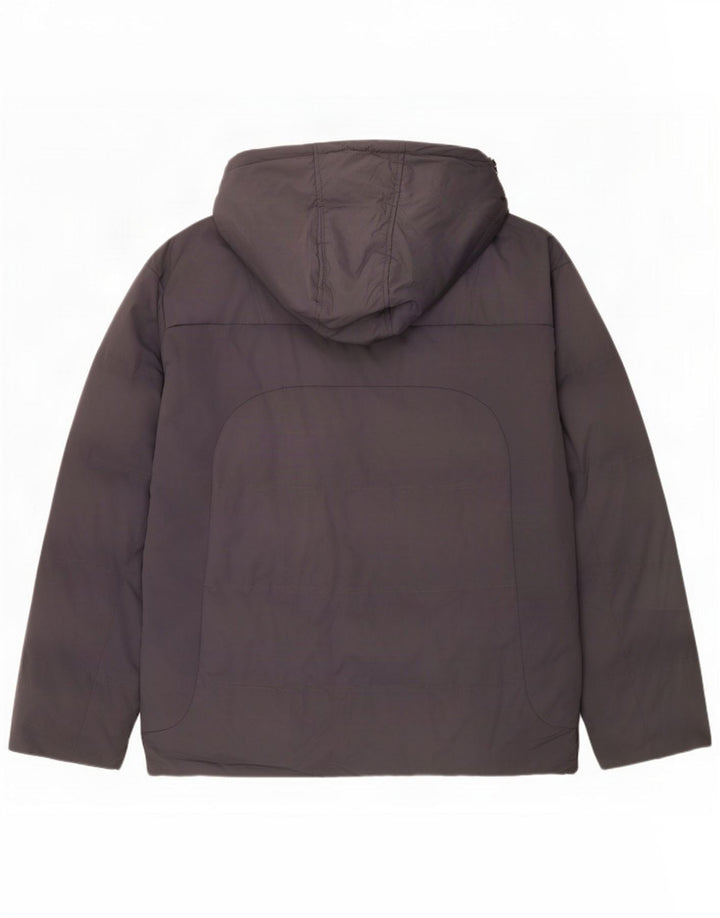 MC Kee's Herre hættepolstret jakke UK 40 Large Grey Polyester