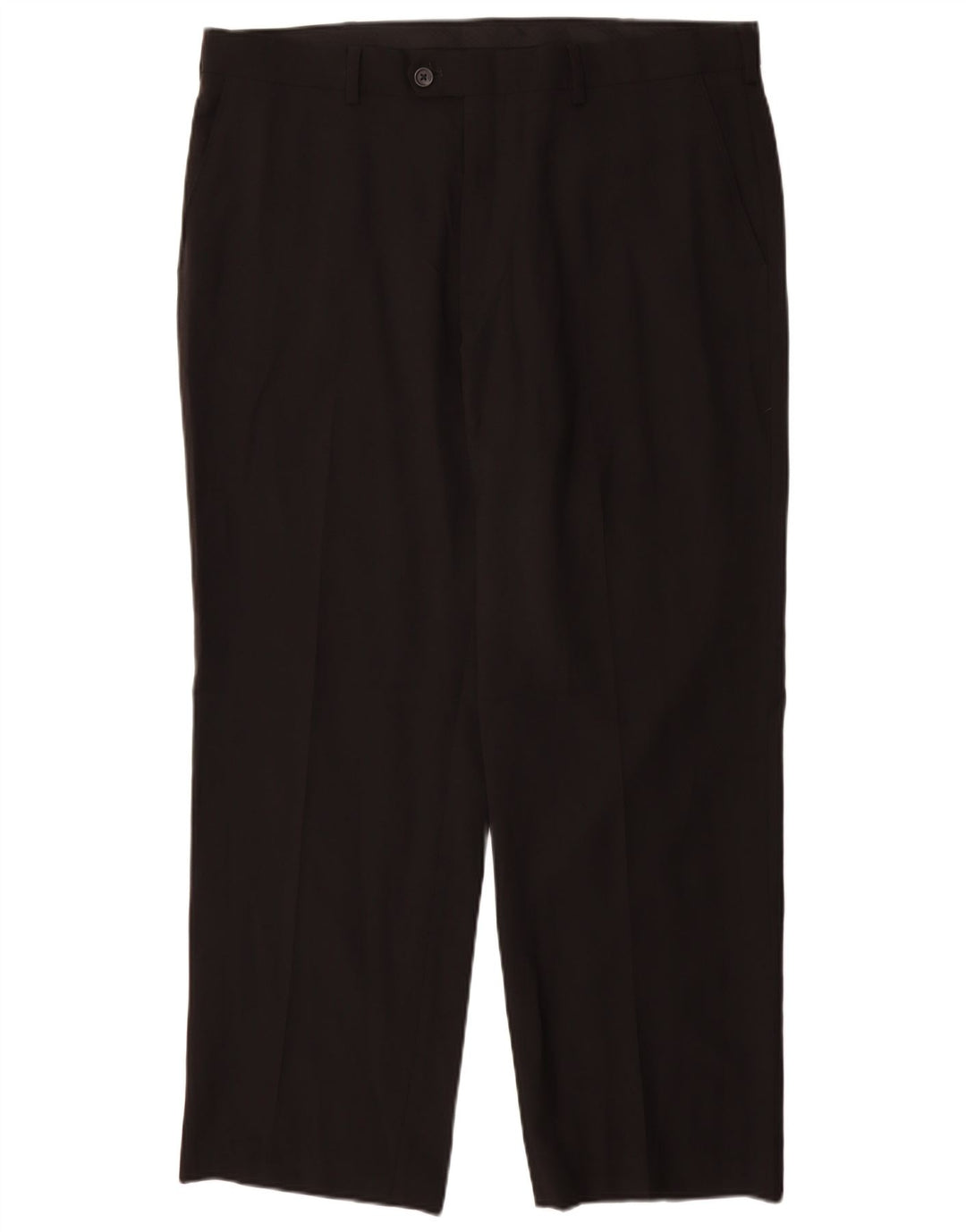 IZOD Straight Suit Bukser til mænd W38 L30 Sort polyester