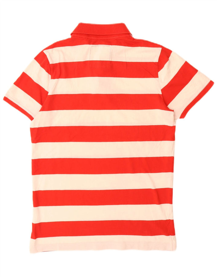 HOLLISTER Poloshirt til mænd Medium rød stribet