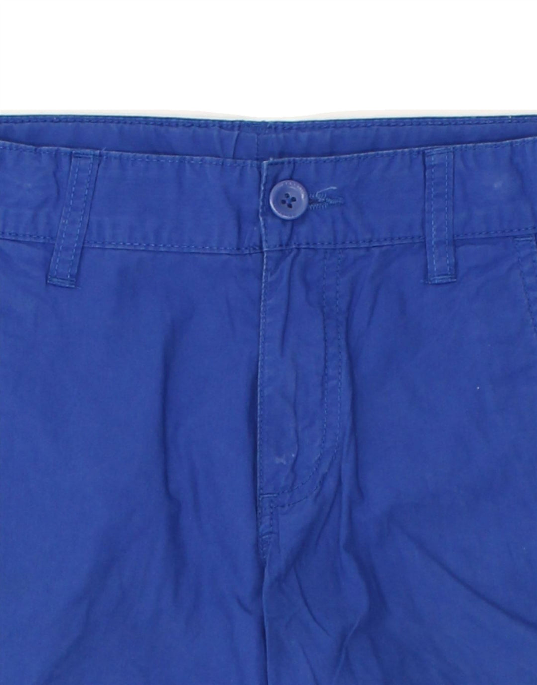 BENETTON Boys Chino Shorts 15-16 Years W29  Blue Cotton | Vintage Benetton | Thrift | Second-Hand Benetton | Used Clothing | Messina Hembry 