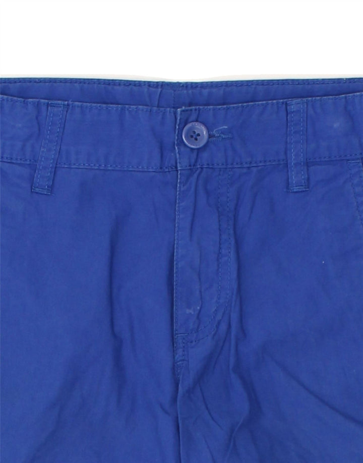BENETTON Boys Chino Shorts 15-16 Years W29  Blue Cotton | Vintage Benetton | Thrift | Second-Hand Benetton | Used Clothing | Messina Hembry 