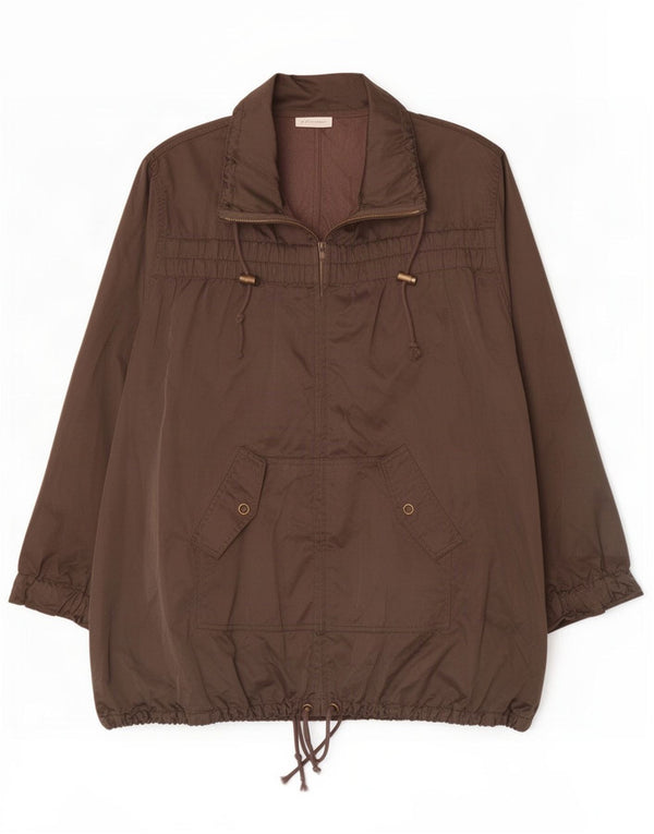 Marks & Spencer Womens Autograph Parka Jacket UK 20 2XL Brun Nylon