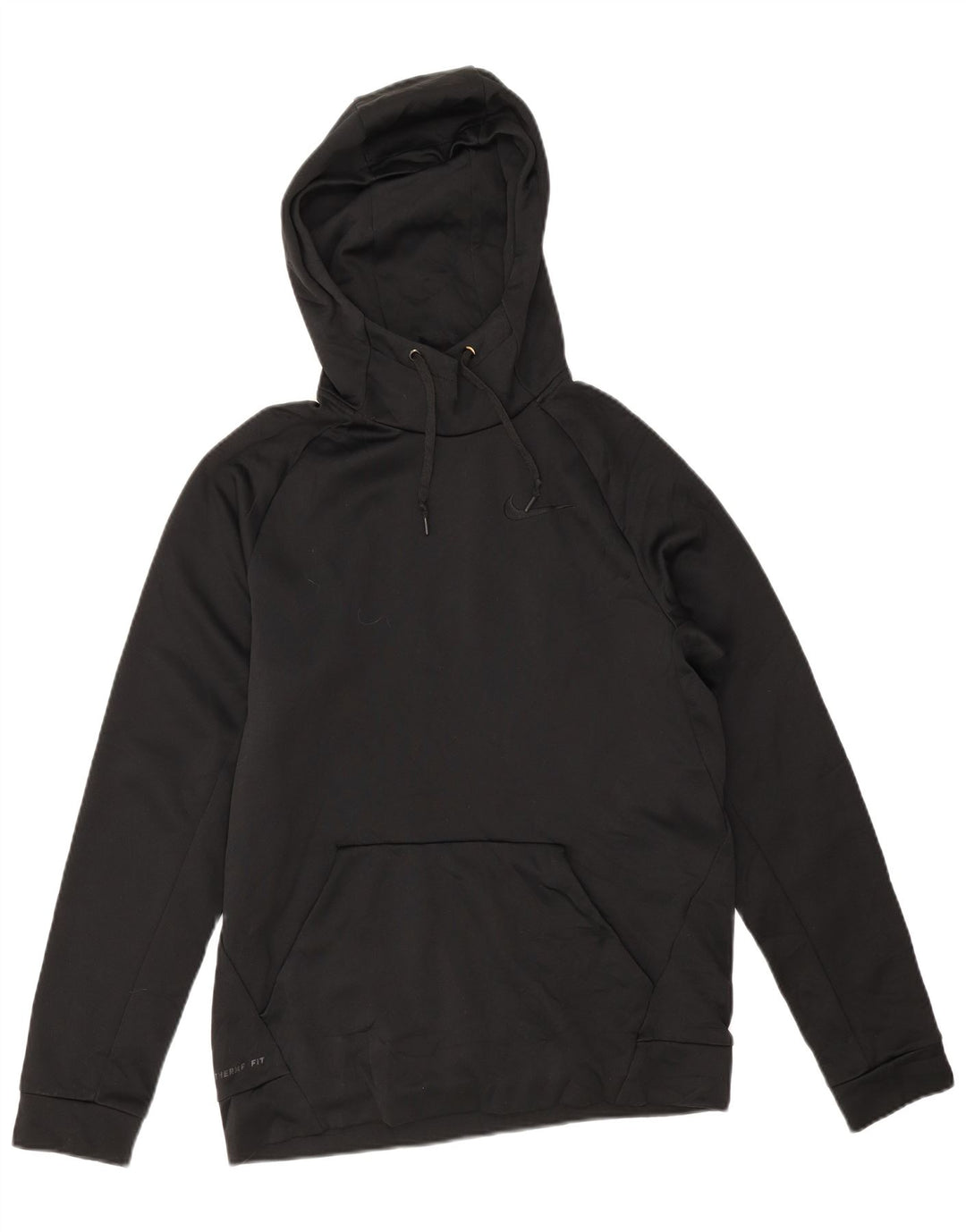 Nike Herre Therma-Fit hættetrøje Jumper Medium Sort Polyester